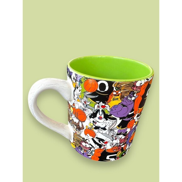 SPACE JAM Bugs Bunny Sylvester Daffy Duck Taz Marvin Looney Tunes Coffee Mug - Picture 3 of 7